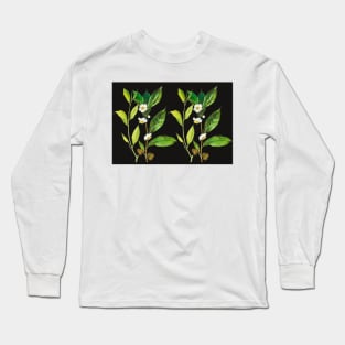 small white flowers Long Sleeve T-Shirt